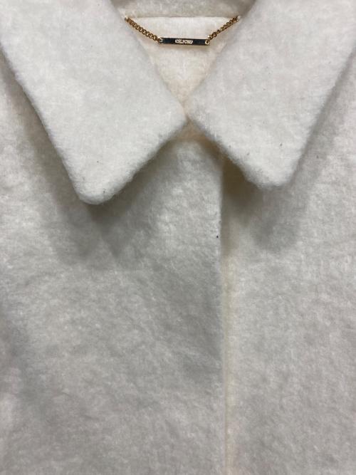 CELFORD（セルフォード）CELFORD (セルフォード) ステンカラーショートジャケット ホワイト サイズ:38の古着・服飾アイテム