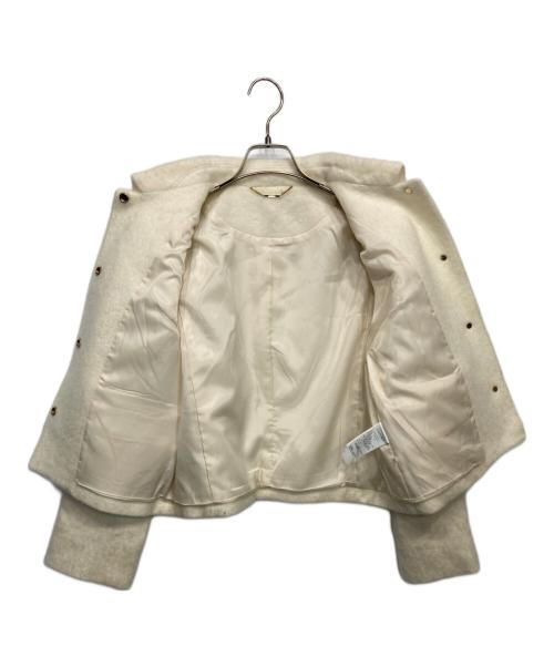 CELFORD（セルフォード）CELFORD (セルフォード) ステンカラーショートジャケット ホワイト サイズ:38の古着・服飾アイテム