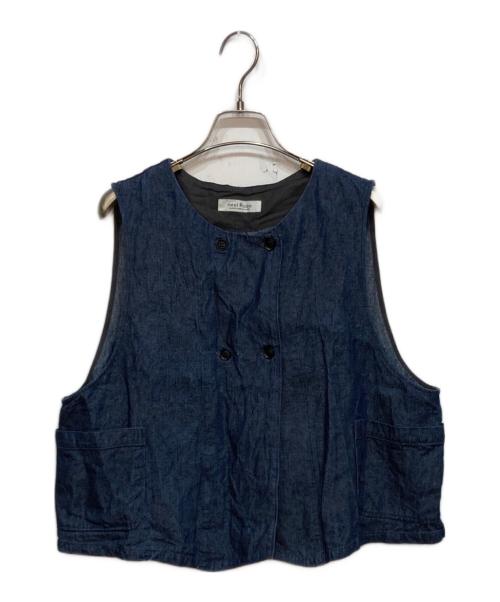 nest Robe（ネストローブ）nest Robe (ネストローブ) 10ozリネンデニムベスト インディゴ サイズ:Freeの古着・服飾アイテム