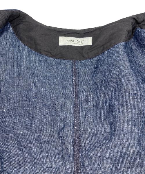 nest Robe（ネストローブ）nest Robe (ネストローブ) 10ozリネンデニムベスト インディゴ サイズ:Freeの古着・服飾アイテム