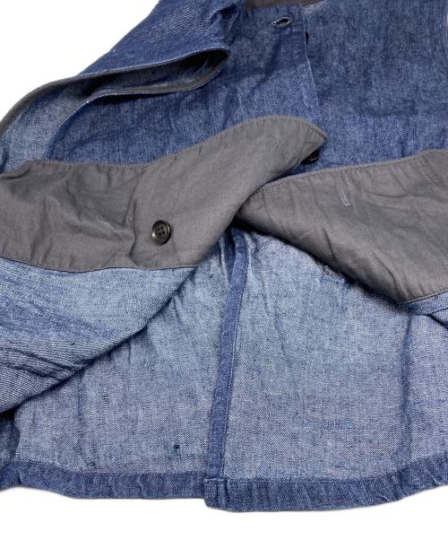nest Robe（ネストローブ）nest Robe (ネストローブ) 10ozリネンデニムベスト インディゴ サイズ:Freeの古着・服飾アイテム