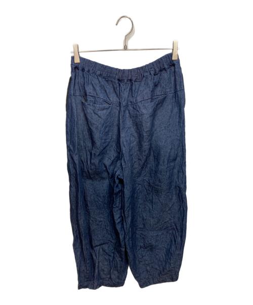 nest Robe（ネストローブ）nest Robe (ネストローブ) 10ozリネンデニムワイドテーパードパンツ インディゴ サイズ:FREEの古着・服飾アイテム