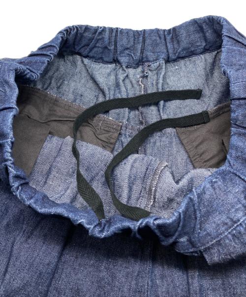 nest Robe（ネストローブ）nest Robe (ネストローブ) 10ozリネンデニムワイドテーパードパンツ インディゴ サイズ:FREEの古着・服飾アイテム