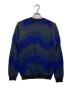 GIORGIO ARMANI (ジョルジオアルマーニ) ニット グレー×ブルー サイズ:46：8000円