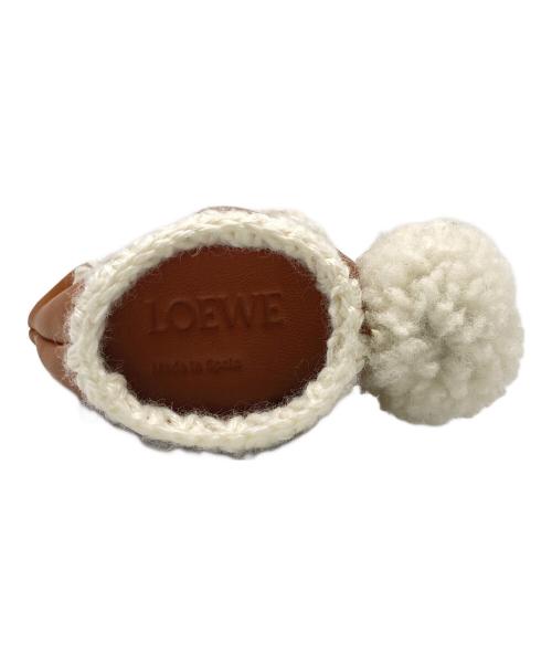 LOEWE（ロエベ）LOEWE (ロエベ) バニー バッグチャーム ブラウン サイズ:サイズ詳細参照の古着・服飾アイテム