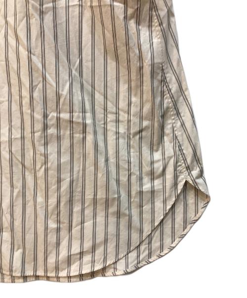 KAGURE（カグレ）KAGURE (カグレ) ストライプクルーネックワンピース アイボリー サイズ:FREEの古着・服飾アイテム