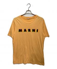MARNI（マルニ）の古着「3DロゴTシャツ」｜オレンジ