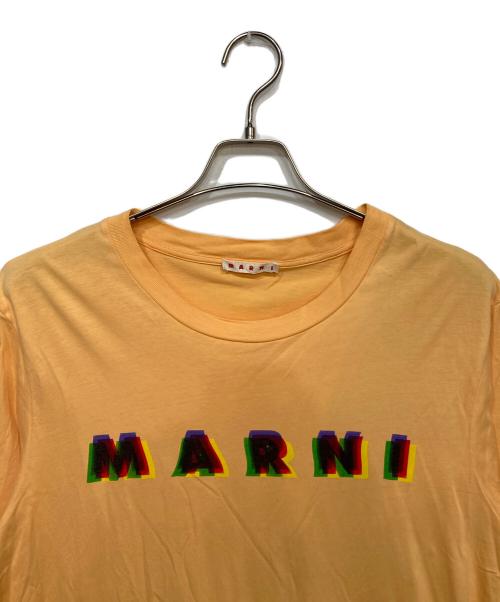 MARNI（マルニ）MARNI (マルニ) 3DロゴTシャツ オレンジ サイズ:52の古着・服飾アイテム