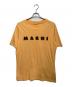 MARNI（マルニ）の古着「3DロゴTシャツ」｜オレンジ