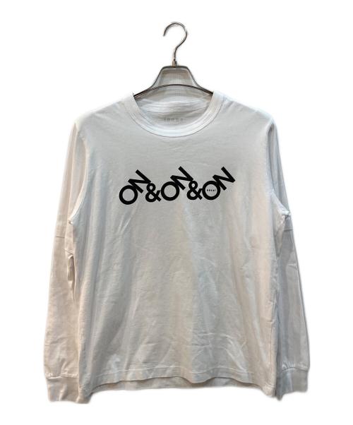 sacai（サカイ）sacai (サカイ) ON&ON&ON ロンT ホワイト サイズ:2の古着・服飾アイテム