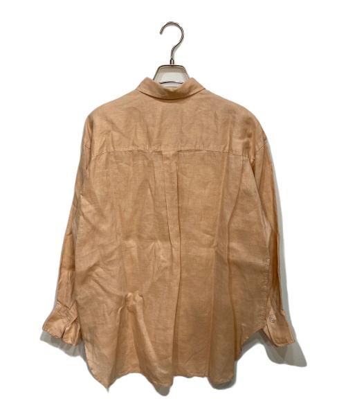 journal standard L'essage（ジャーナルスタンダード レサージュ）journal standard L'essage (ジャーナルスタンダード レサージュ) オーガニックリネンロングシャツ ベージュ サイズ:サイズ詳細参照の古着・服飾アイテム