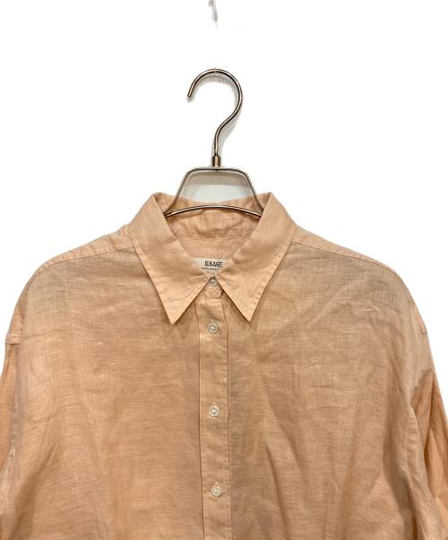 journal standard L'essage（ジャーナルスタンダード レサージュ）journal standard L'essage (ジャーナルスタンダード レサージュ) オーガニックリネンロングシャツ ベージュ サイズ:サイズ詳細参照の古着・服飾アイテム