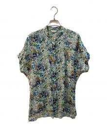 journal standard L'essage（ジャーナルスタンダード レサージュ）の古着「DEVEAUX/ドットタックスリーブシャツ」｜グリーン