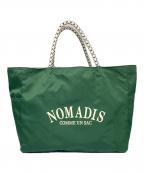 NOMADISノマディス）の古着「リバーシブルトートバッグ」｜グリーン