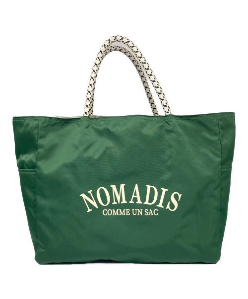 NOMADIS（ノマディス）NOMADIS (ノマディス) リバーシブルトートバッグ グリーン サイズ:サイズ詳細参照の古着・服飾アイテム