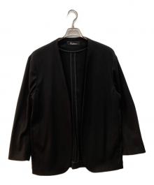 edition（エディション）の古着「Collarless Jacket カラーレス ジャケット」｜ブラック