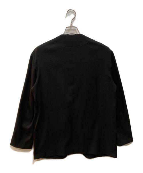 edition（エディション）edition (エディション) Collarless Jacket カラーレス ジャケット ブラック サイズ:Fの古着・服飾アイテム