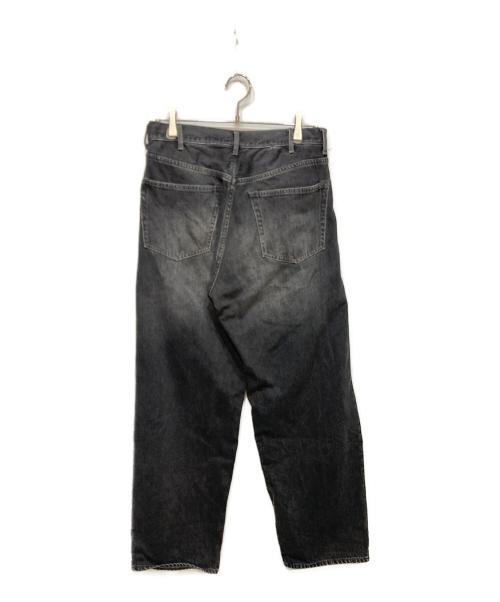 BEAMS（ビームス）BEAMS (ビームス) Wide Denim Pants ワイド デニム パンツ ブラック サイズ:Sの古着・服飾アイテム
