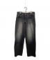 BEAMS（ビームス）の古着「Wide Denim Pants ワイド デニム パンツ」｜ブラック