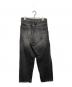 BEAMS (ビームス) Wide Denim Pants ワイド デニム パンツ ブラック サイズ:S：5000円