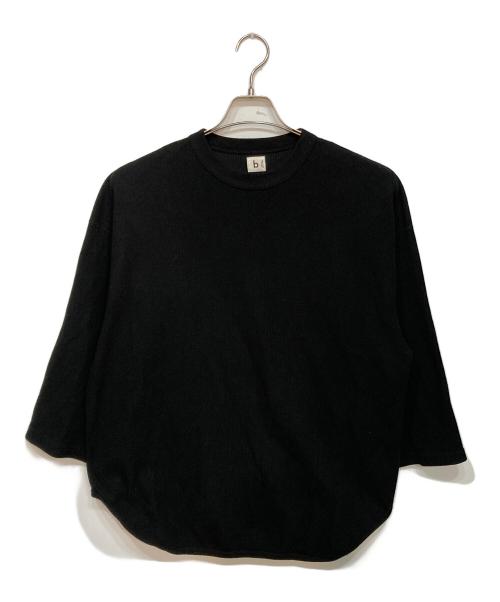 blurhms ROOTSTOCK（ブラームスルーツストック）blurhms ROOTSTOCK (ブラームスルーツストック) Rough&Smooth Thermal Baseball Tee ブラック サイズ:2の古着・服飾アイテム