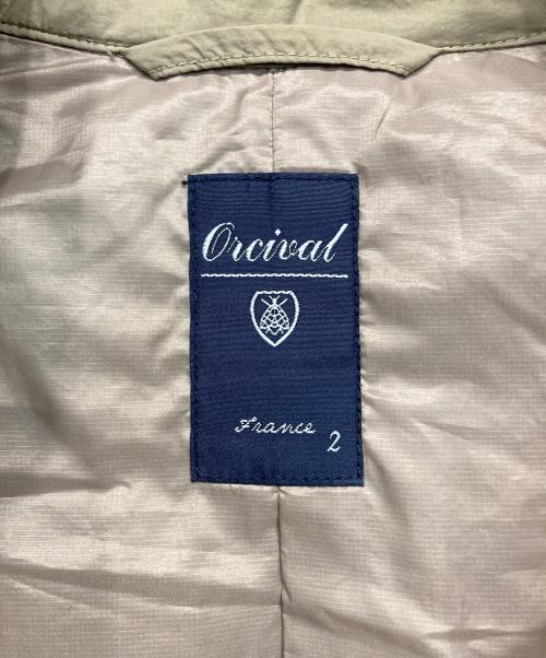 ORCIVAL（オーシバル）ORCIVAL (オーシバル) Koma Thermo 中綿フーデッドコート ベージュ サイズ:2の古着・服飾アイテム
