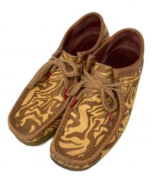 CLARKS ORIGINALS×WU WEAR（クラークス オリジナルズ×ウーウェアー）の古着「ワラビーシューズ」｜ブラウン