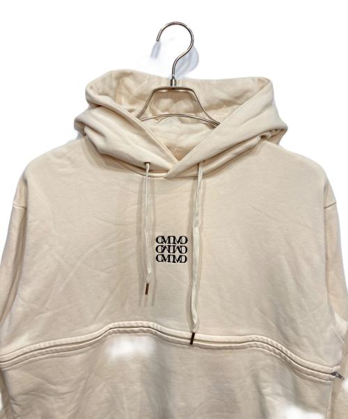 Crayme（クレイミー）Crayme (クレイミー) 2way Logo Hoodie ベージュ サイズ:FREEの古着・服飾アイテム