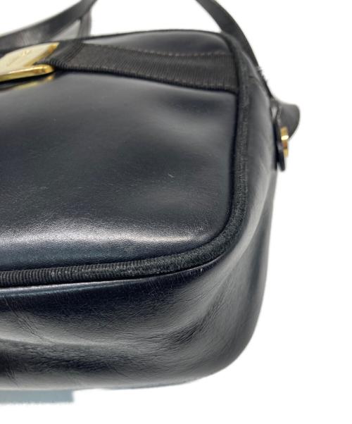 Salvatore Ferragamo（サルヴァトーレ フェラガモ）Salvatore Ferragamo (サルヴァトーレ フェラガモ) ヴァラリボン ショルダーバッグ ブラック サイズ:サイズ詳細参照の古着・服飾アイテム