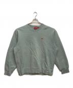 SUPREMEシュプリーム）の古着「スモールボックスロゴ クルーネック スウェット」｜グレー