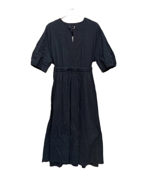 ohta（オオタ）ohta (オオタ) 半袖ワンピース ネイビー サイズ:FREEの古着・服飾アイテム