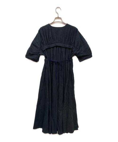 ohta（オオタ）ohta (オオタ) 半袖ワンピース ネイビー サイズ:FREEの古着・服飾アイテム