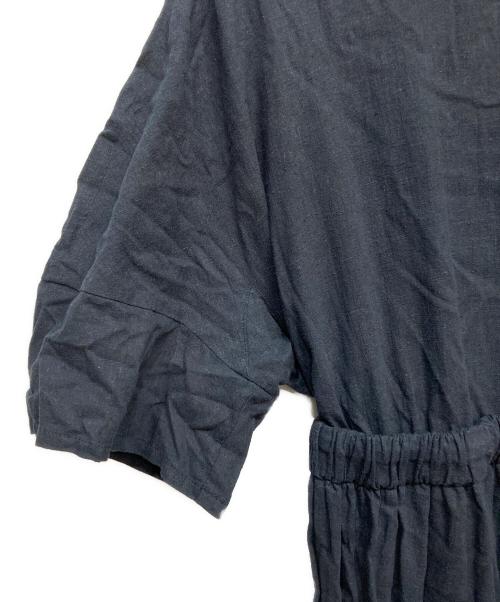 ohta（オオタ）ohta (オオタ) 半袖ワンピース ネイビー サイズ:FREEの古着・服飾アイテム
