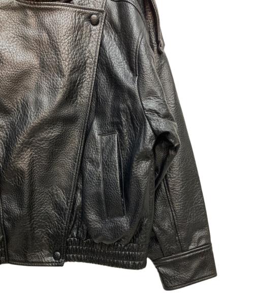 ZARA（ザラ）ZARA (ザラ) エコレザージャケット ブラック サイズ:Sの古着・服飾アイテム
