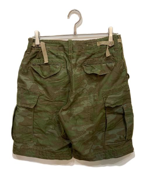 POLO RALPH LAUREN（ポロ・ラルフローレン）POLO RALPH LAUREN (ポロ・ラルフローレン) カモ柄カーゴショーツ グリーン サイズ:W28の古着・服飾アイテム