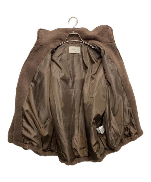 COCODEAL（ココディール）COCODEAL (ココディール) ボアブルゾン ブラウン サイズ:1の古着・服飾アイテム