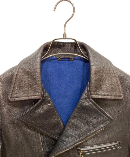 Dapper's JOHNSON BROS（ダッパーズ ジョンソンブロス）Dapper's JOHNSON BROS (ダッパーズ ジョンソンブロス) レザースポーツジャケット ブラウン サイズ:38の古着・服飾アイテム