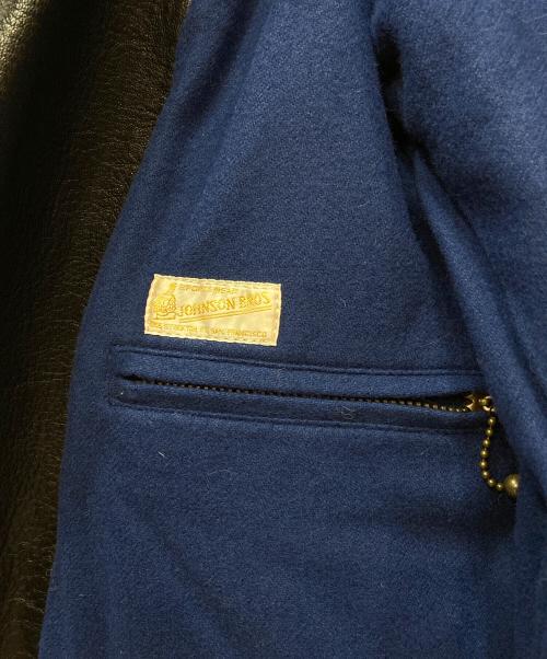 Dapper's JOHNSON BROS（ダッパーズ ジョンソンブロス）Dapper's JOHNSON BROS (ダッパーズ ジョンソンブロス) レザースポーツジャケット ブラウン サイズ:38の古着・服飾アイテム