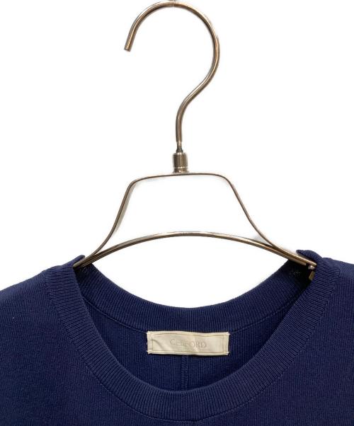 CELFORD（セルフォード）CELFORD (セルフォード) ノースリーブニットワンピース ネイビー サイズ:36の古着・服飾アイテム