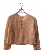 Plageプラージュ）の古着「HENLEY ALPACA mix プルオーバー」｜ピンク