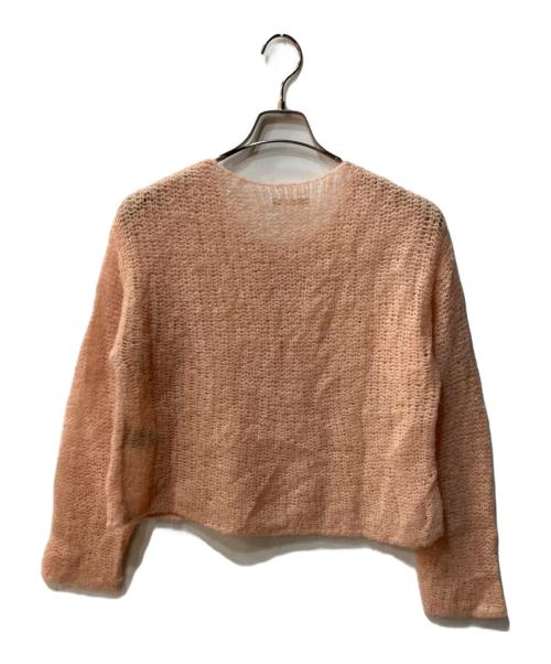 Plage（プラージュ）Plage (プラージュ) HENLEY ALPACA mix プルオーバー ピンク サイズ:表記無し（実寸参照）の古着・服飾アイテム