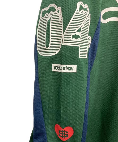 ICE CREAM（アイスクリーム）ICE CREAM (アイスクリーム) ロングスリーブカットソー グリーン サイズ:Lの古着・服飾アイテム