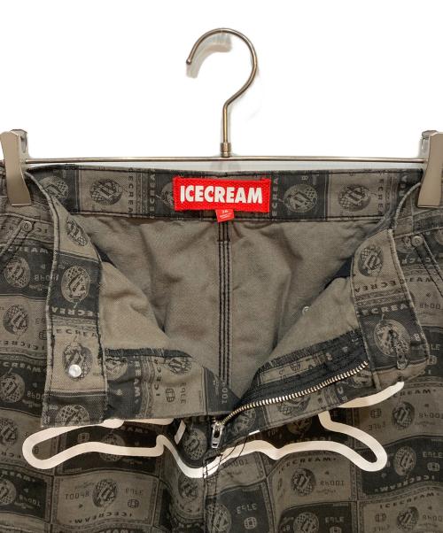 ICE CREAM（アイスクリーム）Ice Cream (アイスクリーム) CHARGE DOUBLE KNEE PANTS グレー サイズ:36の古着・服飾アイテム