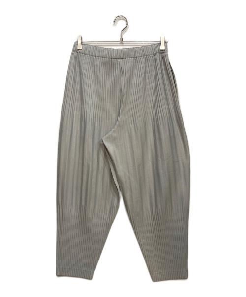 HOMME PLISSE ISSEY MIYAKE（オム プリッセ イッセイ ミヤケ）HOMME PLISSE ISSEY MIYAKE (オム プリッセ イッセイ ミヤケ) プリーツパンツ グレー サイズ:2の古着・服飾アイテム