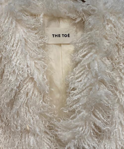 THE TOE（ザ・トゥー）THE TOE (ザ・トゥー) フェイクファージャケット ホワイト サイズ:Sの古着・服飾アイテム