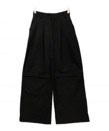 THE TOE（ザ・トゥー）の古着「STRASBOURG SLIT PANTS」｜ブラック
