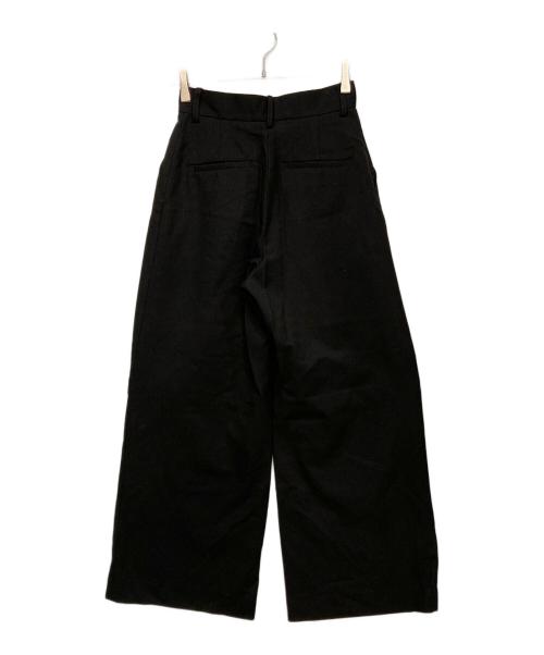 THE TOE（ザ・トゥー）THE TOE (ザ・トゥー) STRASBOURG SLIT PANTS ブラック サイズ:Ｓの古着・服飾アイテム