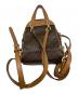 MICHAEL KORS (マイケル・コース) RHEA ZIP ロゴ バックパック XS ブラウン：9000円