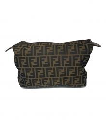 FENDI（フェンディ）の古着「ズッカ柄ポーチ」｜ブラウン