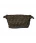 FENDI (フェンディ) ズッカ柄ポーチ ブラウン：8000円